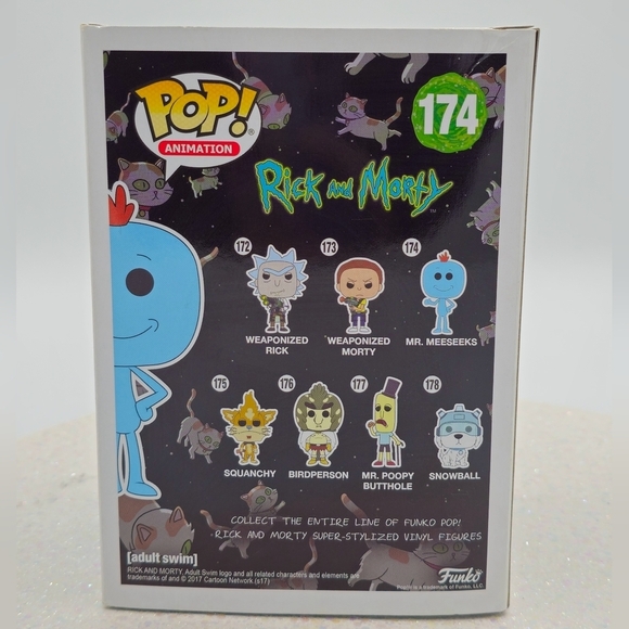Funko POP! Rick and Morty Mr. Meeseeks #174 Vinyl Figure - Picture 4 of 6